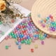 thumbnail image 3 of 200 Piezas de Perlas Acrílicas Redondas, Perlas Espaciadoras Lindas de 10 mm para Manualidades de DIY, Fabricación de Joyería, Pulseras, Aretes, Collares, Rojo Transparente, 3 of 7