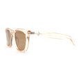 thumbnail image 3 of Womens Iconic Hipster Horn Rim Mod Plastic Sunglasses Peach - Brown, 3 of 4