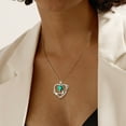 thumbnail image 3 of Fasjewly I Love You to The Moon and Back Necklace,S925 Sterling Silver Heart Birthstone Necklace, Moon and Star Pendant Necklace Christmas Birthday Anniversary Jewelry Gifts for Women / Wife /Mom, 3 of 11