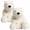 2, variant on BESTSKY 4 Pcs Polar Bear Stuffed Animal,35cm Lifelike Design Bear Stuffed Animal,Soft Comfort Detailed Stitchwork Polar Bear,4