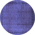 thumbnail image 1 of Ahgly Company Indoor Round Persian Blue Bohemian Area Rugs, 8' Round, 1 of 4