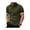 Army Green, variant on Men's Short Sleeve Polo Shirt Classic Collar Contrast Trim Vintage Pattern Solid Color Casual Sports Summer Spring Outdoor Leisure Daily Wear