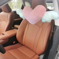 thumbnail image 3 of Linda almohada de coche en forma de corazón, accesorio interior de coche, regalo cómodo para mujeres Almohada de cuello, 3 of 8