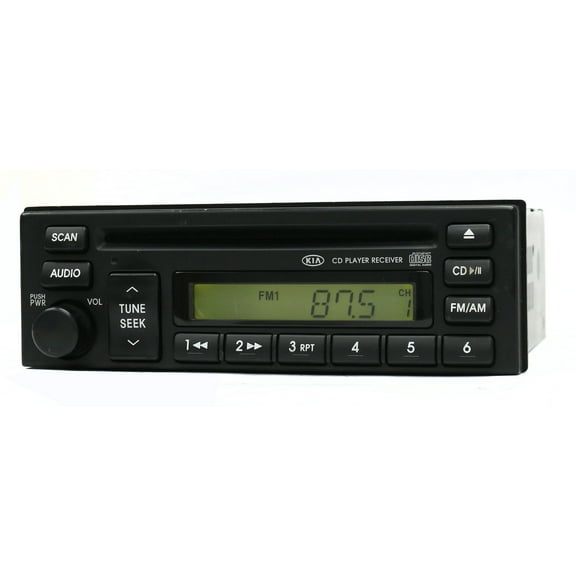 Restored Kia Sorento 2003-2006 AM FM Radio Single Disc CD Player 96140-3E201 (Refurbished)