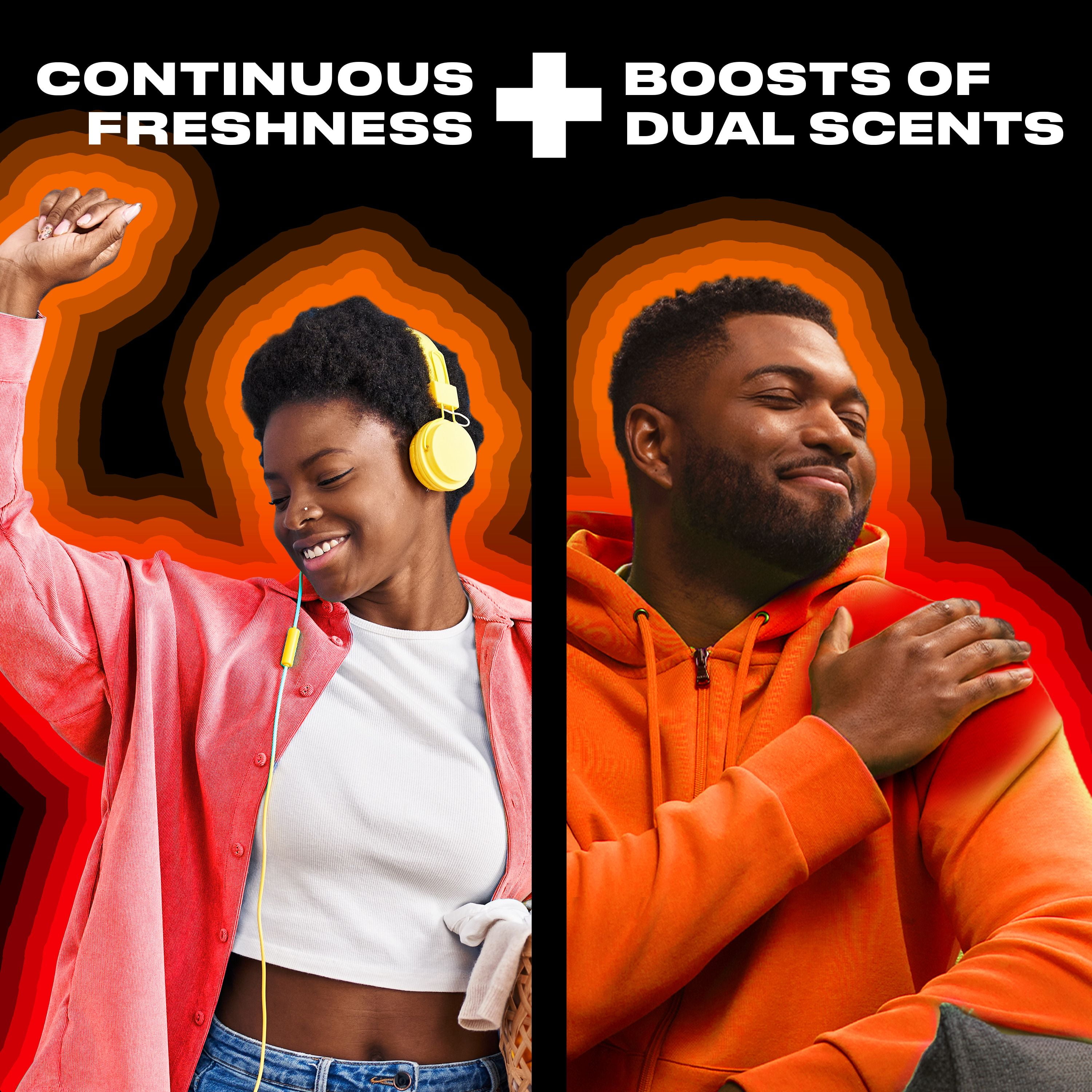 Downy Unstopables Fusions In-Wash Laundry Scent Booster Beads, Sunset & Citrus Scent, 2-in-1 All Day Freshness + Dual Scent Technology, 303 g