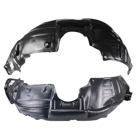 TRQ Front Inner Fender Liner Set Fits Select 2012-2015 Toyota Venza TO1248189 TO1249189