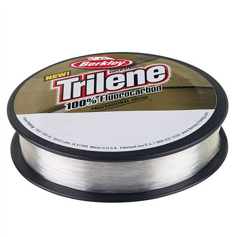 Berkley Trilene 100% Fluorocarbon, Clear, 4lb 1.8kg Fishing Line 
