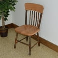 thumbnail image 2 of A &amp; L Furniture Hickory Panel Back Dining Side Chair, 2 of 5