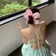 thumbnail image 6 of Aunavey 9.5 inch Silk Scrunchies Oversized Scrunchie Jumbo Scrunchies Giant Silk Scrunchie Hair Ties for Women Girl, 6 of 8