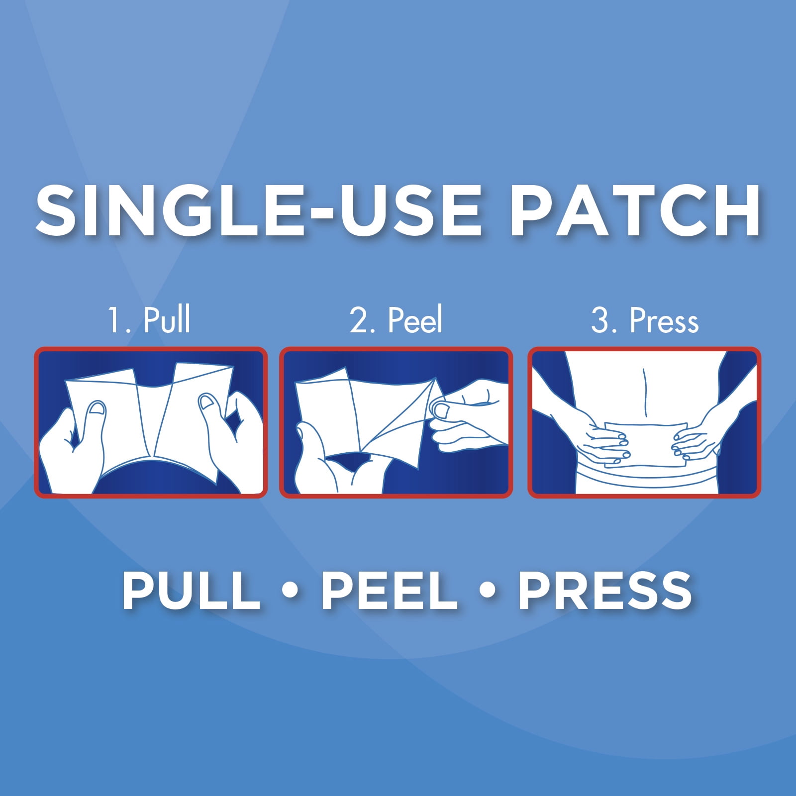 HealthWise Menthol Pain Relief Patch | 5% Menthol | Size 3.9” x 7.9” | 12-Count | Paraben-free | Soothes Minor Aches and Pains | Focused Relief