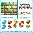 thumbnail image 5 of Dsseng 67 Pcs Construction Vehicles Toys Set, Vehicles Truck Toys Set Play Mat, 10 Alloy Pull Back Cars, Play Mats For Toddlers And A Set Of Road Signs, Toys For 3+ Year Old Boys And Girls, 5 of 5