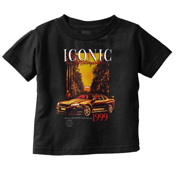 Iconic Speed Motorsports Muscle Car Youth T Shirt Tee Boys Infant Toddler Brisco Brands 6M