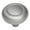 Satin, variant on Hickory Hardware Eclipse Collection Knob, 1-1/4" Dia. - Satin Silver Cloud
