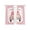 Pink, variant on Pink Valentine's Day Sheer Curtains 72 Inch Length 2 Panels Set, Love Heart Roses Romantic Floral Voile Window Treatment Rod Pocket Curtains Sheers Drapes for Bedroom/Living Room/Kitchen 52"x72"x2