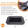 thumbnail image 4 of K&H Pet Products Original Pet Cot Replacement Cover (Cot Sold Separately) Charcoal/Black Medium 32 X 25 Inches, 4 of 8