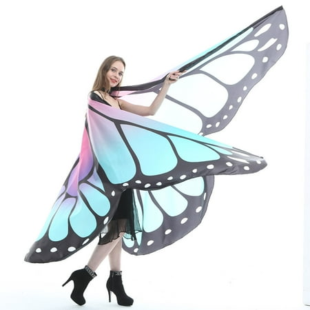 Belly Dance Dancing Tassel Belt - DZT1968 Egypt Belly Wings Dancing Costume Butterfly Wings Dance Accessories No Sticks