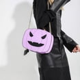 thumbnail image 4 of 9178 Bolso calabaza Bolso cruzado hombro color en cosido Bolso pequeño Halloween-PZ20230920006275 Púrpura, 4 of 8