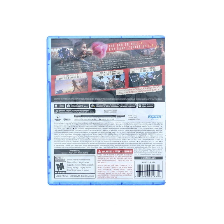 Playstation 5 Game Dead Island 2: Day 1 Edition - Horror