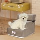 thumbnail image 3 of 2x Escalera de Rampa Portátil para Gatos, Antideslizante, Escalada, Parte Superior Extraíble, Lavable, Escaleras para Perros, Escalones para , Khaki jinwen Animales Escaleras, 3 of 8