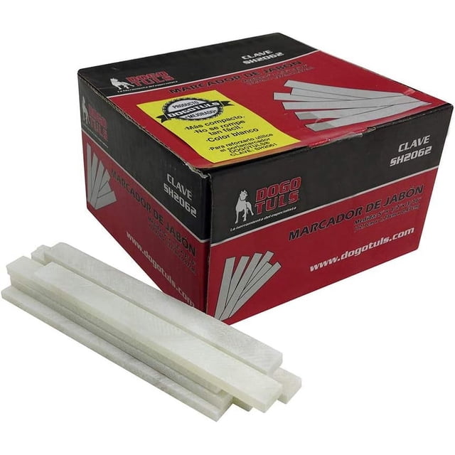 Dogotuls SH2062 marcador de jabon 5 pulgadas caja con 144 piezas para trazos precisos y resistentes