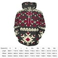 thumbnail image 2 of Christmas Style Printing Men's Women Vintage 3D Hooded Sweatshirt - All-Season Loose Fit Streetwear, 2 of 6