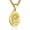 Gold, variant on Oval Saint Joseph Necklace Titanium Steel Patron St.Joseph Pendant Amulet Necklace Protection Jewelry Religious Gift 24" Wheat Chain