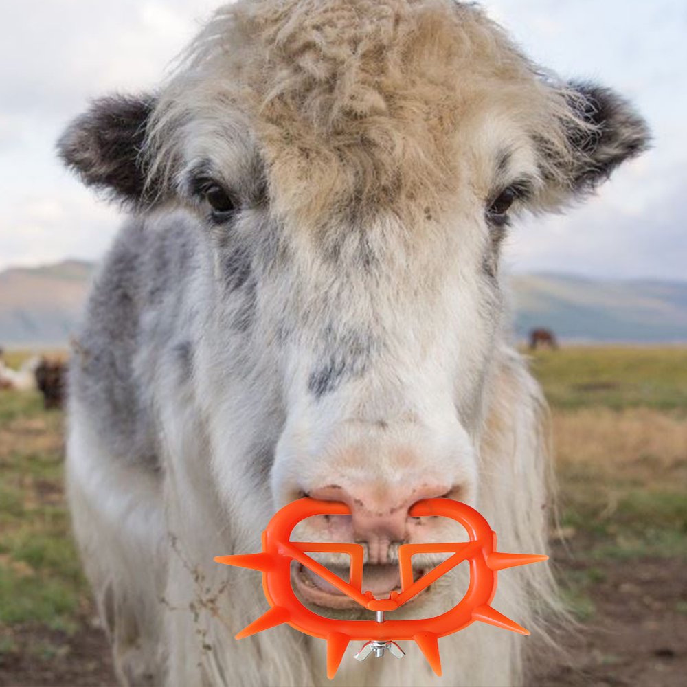 Cow Nose Weaner Calf Cattle Nose Clip Plastic Cow Nose Thorn Weaning
