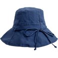 thumbnail image 4 of CoCopeaunts Women Bucket Hat with Bow Lace Up Spring Summer Cotton Visor Foldable Portable Outdoor Beach Female Fishermen Hat, 4 of 8