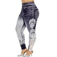 thumbnail image 2 of KALE Leggings for Women Printed Yoga Fitness Running Gym Stretch Sports Pants Trousers Yoga Pants Black, 2 of 9