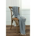 thumbnail image 4 of Rizzy Home  Boho Geometric Throw Blanket Navy/ Natural, 4 of 5