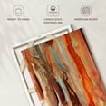 thumbnail image 6 of Elephant Stock Jupiter Colors Wall Art - Vertical Canvas Wall Art - Living Room Wall Decor - Abstract Canvas - Gray And Orange Decor - 8" x 12", 6 of 8