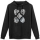 thumbnail image 1 of Sudadera con capucha y textura de arte abstracto, de algodón agradable para la piel, prenda informal unisex., 1 of 5