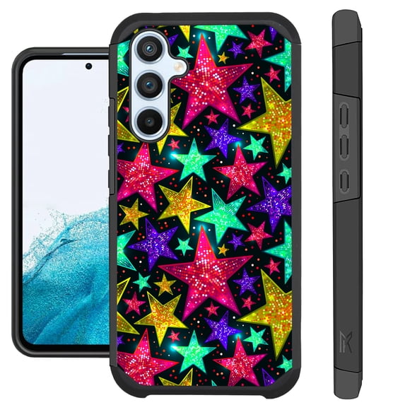Compatible with Samsung Galaxy A54 5G; Hybrid Fusion Guard Phone Case Cover (Pink Starlight)
