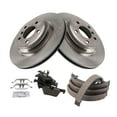 thumbnail image 2 of TRQ Rear Brake Pad & Rotor Kit Brake Pads Brake Rotor Parking Brake Shoe Set Ceramic Fits Select 2016 BMW 428i 2015-2016 428i Gran Coupe 428i xDrive, 2 of 6