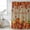 Brown Orange, variant on Fall Maple Leaves Shower Curtain, Waterproof Shower Curtains for Bathroom, Happy Thanksgiving Pumpkins Autumn Black Washable Fabric Bathtub Curtain Set Bath Decor with 12 Hooks 48"x72"