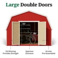 thumbnail image 5 of Little Cottage Co. 12x12 Value Gambrel Barn with 4 ft. Sidewalls, Outdoor Wood Storage Shed Do-It-Yourself Precut Kit, 5 of 13