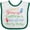 White and Green, variant on Inktastic Bird Watcher like Daddy Boys or Girls Baby Bib
