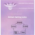 thumbnail image 5 of Solar Heart-Shaped Ambient Light Ip65 Waterproof Led Car Decoration Auto Day-Charge, 5 Modes, Romantic Gift for Christmas, Valentine's Day, Anniversary, Date Night, 5 of 8