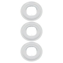 Tineasur 3pcs Bike Spoke Cover Part Transparent Wheel Protector ABS Plastic Simple Design for Bikers