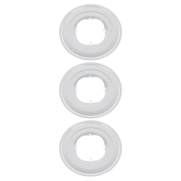 Tineasur 3pcs Bike Spoke Cover Part Transparent Wheel Protector ABS Plastic Simple Design for Bikers