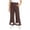 Brown, variant on Boys Girls Long Pants Loungewear Pants Kids Bow Detail Flare Pants with Pockets Soft Casual Everyday Lightweight Long Pants
