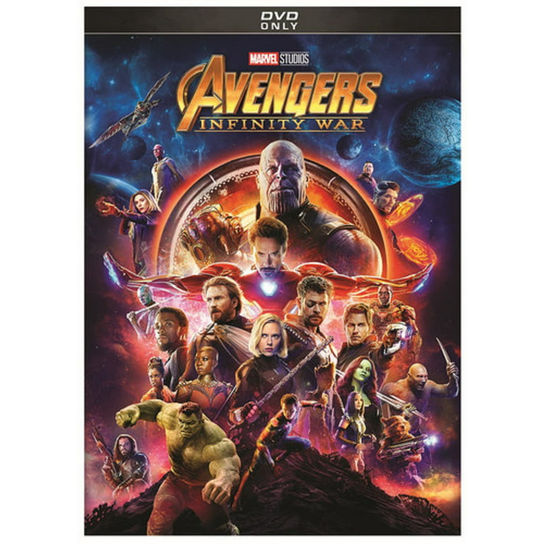 The Avengers Complete 4 DVD Movie Set Includes Avengers Ultron Infinity War End  Game Includes Thor's Hammer Decal 