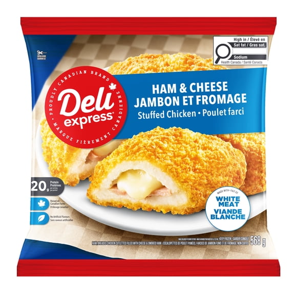 Deli Express Poulet farci au jambon et au fromage 568 g