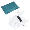 thumbnail image 1 of Cesta para parrilla plegable grande, portátil, para acampar al aire libre, accesorios para cocinar pescado, 1 of 7