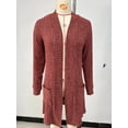 thumbnail image 4 of Women's Thick Cardigan Long Knit Cardigan Long Sleeve Jacket with Pockets Clothing, 4 of 9