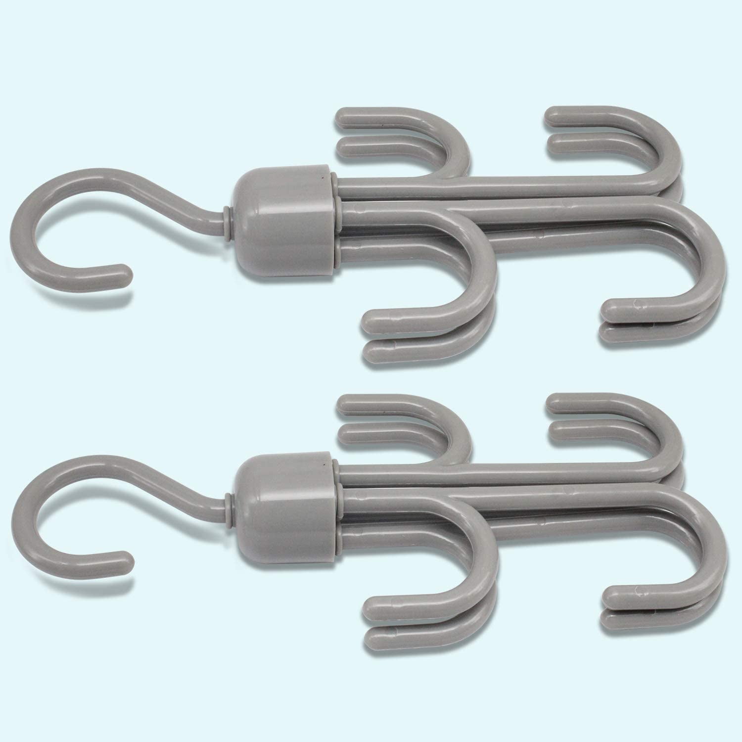 Lot De 2 Crochets Rotatifs Multifonctionnels à 6 Griffes Avec