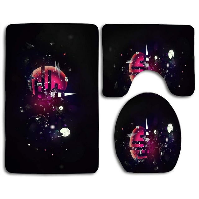 Juego de alfombras de baño de 3 piezas ABPHQTO Cont-CHAPPLE-23041