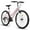Pink, variant on RAISTYW 26 inch Carbon Steel Frame Mountain Bike, 21-Speed Dual V-Brake, Adult and Teens Bicycle, Multiple Sizes, Silver and Grey