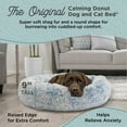 thumbnail image 2 of Best Friends by Sheri Original Calming Donut Dog and Cat Bed, Shag Faux Fur, Denim Blue, (36in x 36in) - Anxiety Relief for Pets Up to 100 lbs, 2 of 8