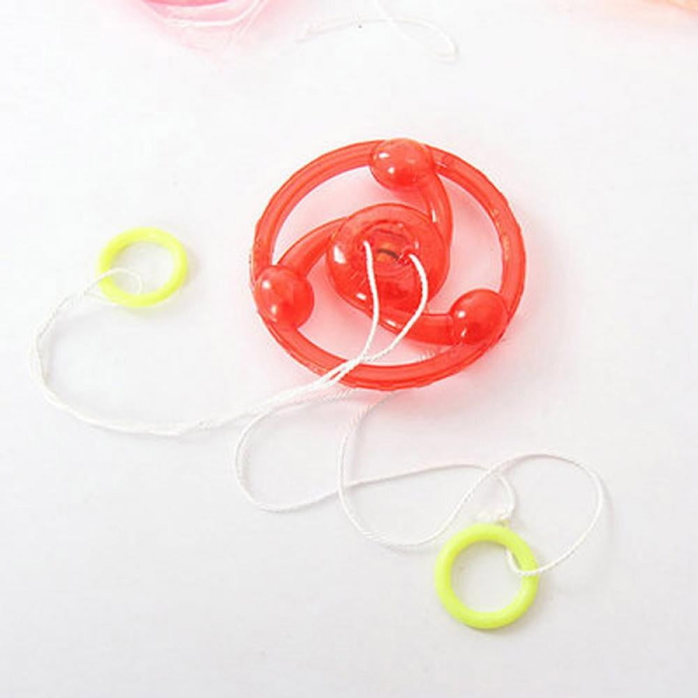 3pcs The Vintage Hand Spinner Gyro Flywheel Pull Line for Kids Toy 